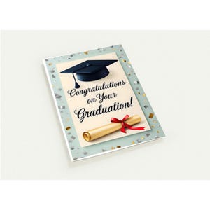 Felicitatiekaarten voor afstuderen|Diploma- en pet-afstudeerkaarten|Op maat gemaakte wenskaarten|Multipack voor vieringen en felicitaties