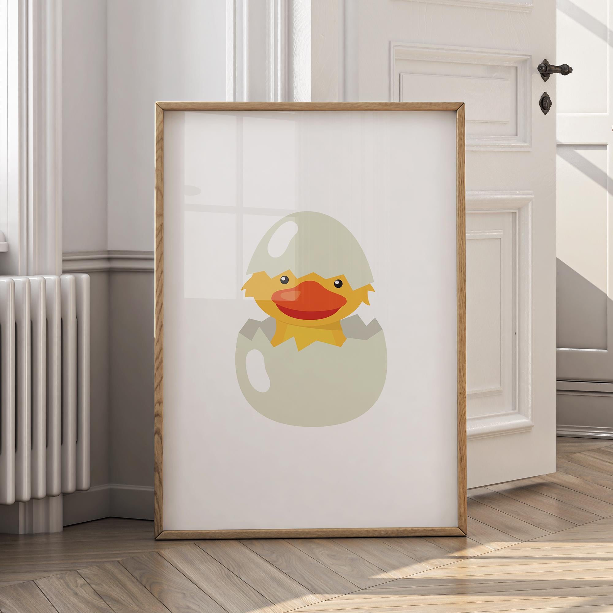 Set of 3 Duck Nursery Wall Art | Funny Ducklings Prints | Playroom ...