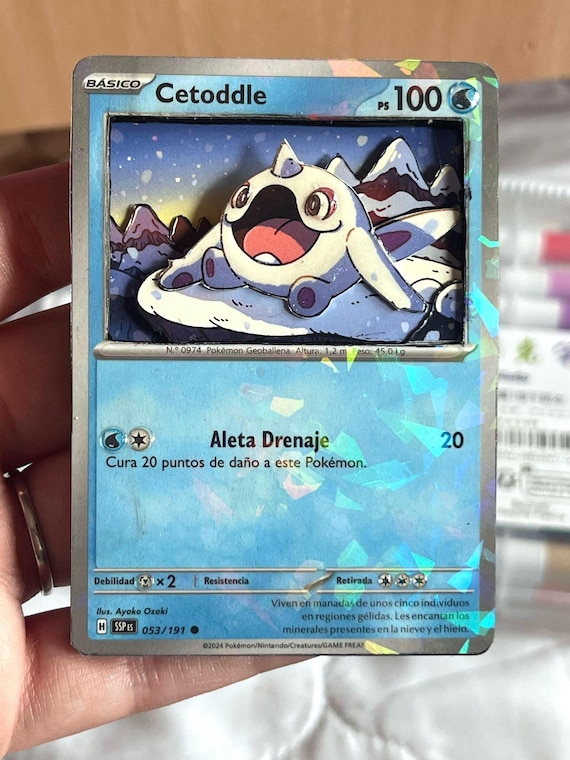 cetoddle pokemon card #021  Snow Hazard (SV2P) Japanese The item may be similar but not exactly the same as the image (e.g 064/182 Cetoddle - Pokmon Destined