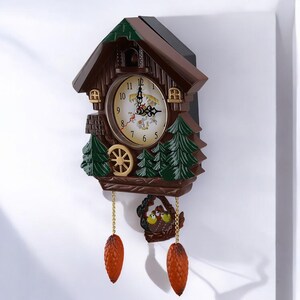 木製ククラック時計 振り子時計◎Kuckucksuhr オルゴール　ドイツ製 25-10 家具・インテリア 木製ククラック時計 振り子時計