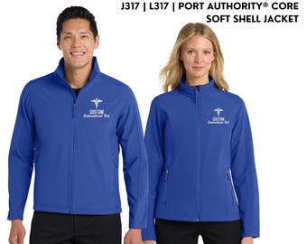 Custom Embroidered Port Authority Core Soft Shell Jacket | | Medical Scrubs & Small Business Uniforms | Workwear | RN | J317 | L317