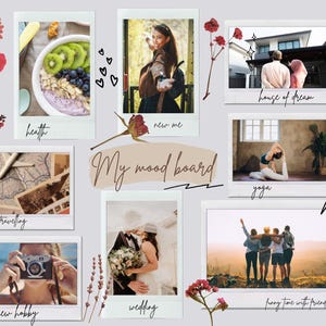 Photos de tableau Digital Vision modifiables, meilleurs cadeaux pour elle, impressions numériques, citations inspirantes pour femmes.