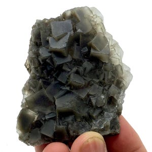 Grey Fluorite Specimen: 344 Carat Terminated Crystal from Pakistan