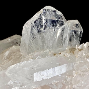 Faden Quartz Crystal Specimen: 418 Karat Abgeschlossene Gruppe, Pakistan