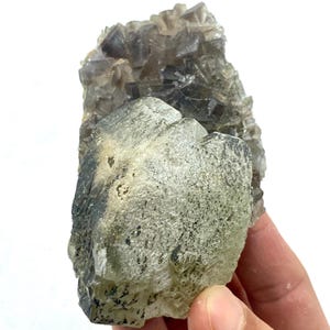 FLUORITE With DOG TOOTH Spar Calcite Crystal From Pakistan, 327 Gram, Dragon Scale like Calcite, Mineral Specimen, Display piece