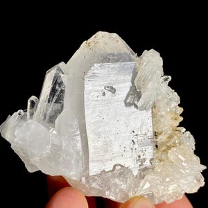 Faden Quartz Crystal Specimen: Tabellarische Ansammlung von Kristallen, Herkunft Pakistan