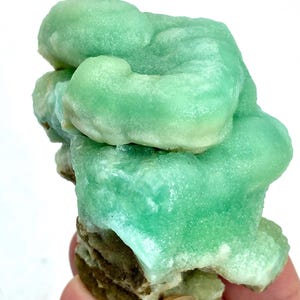 Natural Banded Aragonite Specimen: Raw Mineral Collector Stone, Afghanistan