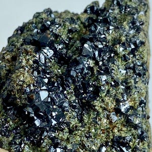 BLACK ANDRADITE GARNET From Afghanistan, 170 Carat, Rare Garnet, Andradite Garnet Cluster, Garnet Specimen, Shinny Garnet, Crystal Cluster