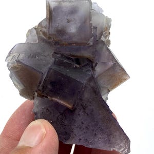 PHANTOM FLUORITE 138 Gram : Exclusive & Beautiful, Terminated, Fluorite Specimen, From Pakistan