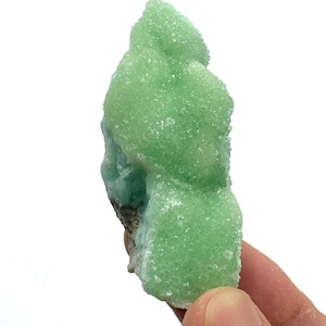 Natural Green Aragonite Specimen: 399 Carat, Afghanistan Crystal