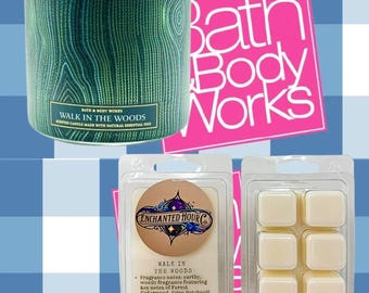 Pastillas de cera aromáticas "Paseo por el bosque" / Aroma fresco a naturaleza / Enchanted Hour Co.