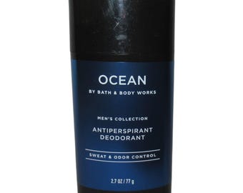 Bath and Body Works Ocean Antiperspirant Deodorant & One (1) Vintage 80s 90s Random Select Christmas Tree Ornament