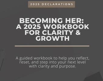 Arbeitsbuch für persönliches Wachstum | Geführte Ziele Tagebuch | Mindset & Persönliche Entwicklung Planer | Digitaler Download