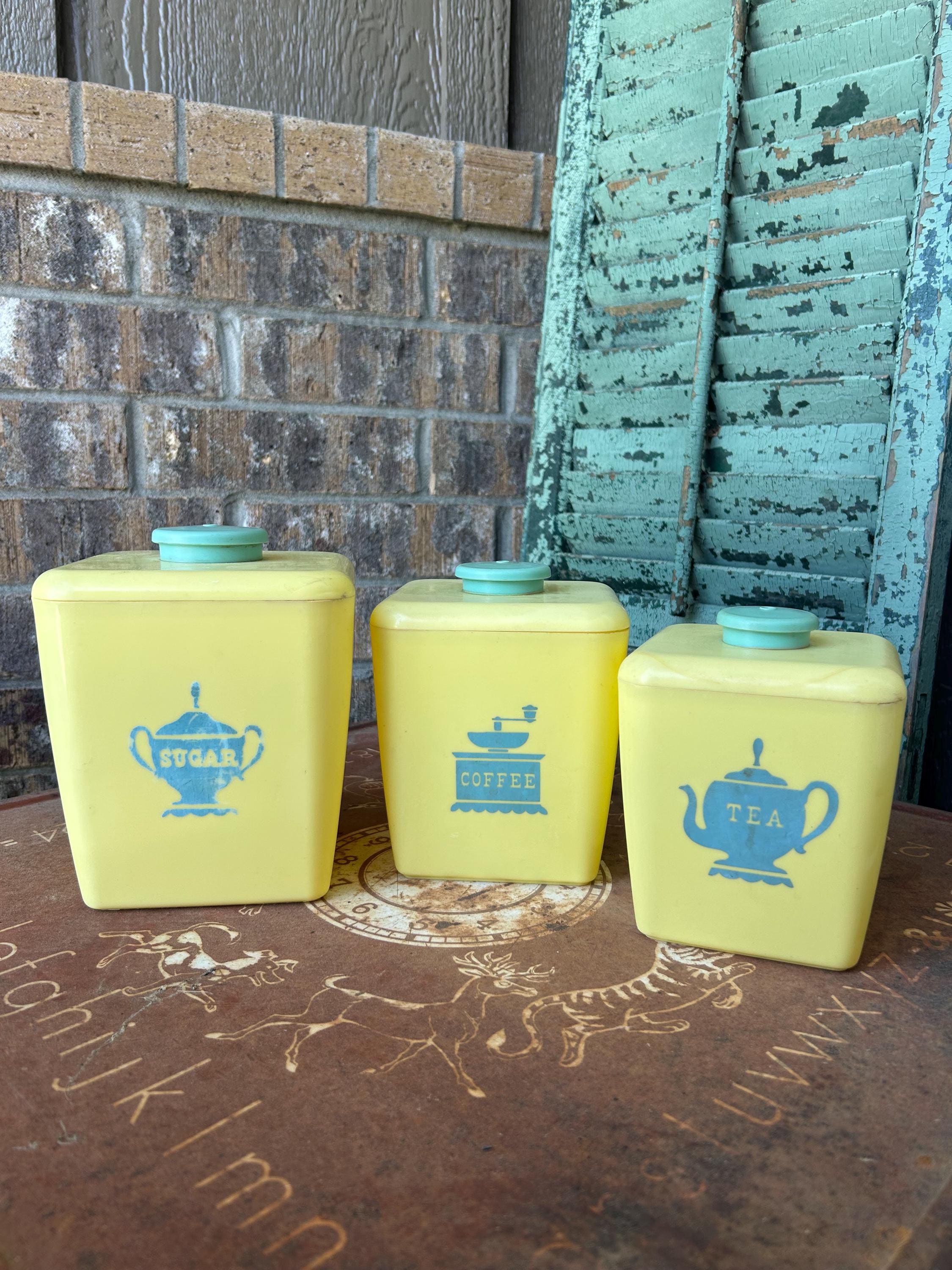 1950s Canister Set - Etsy