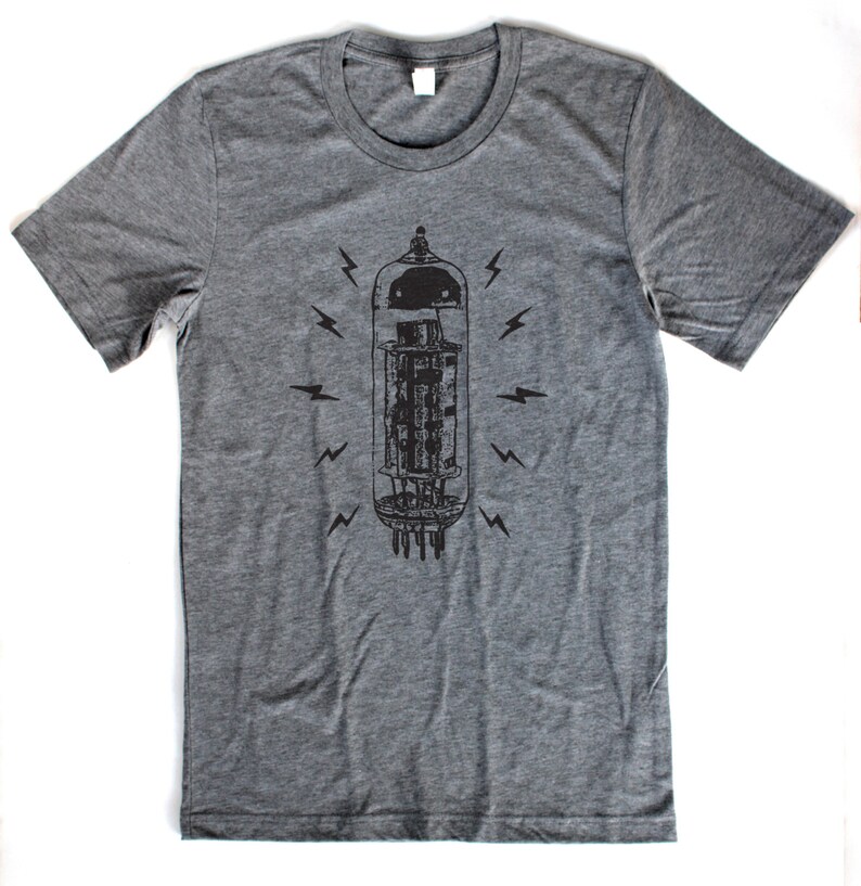 Vacuum Tube T Shirt UNISEX/MENS Available in S M L XL and Etsy