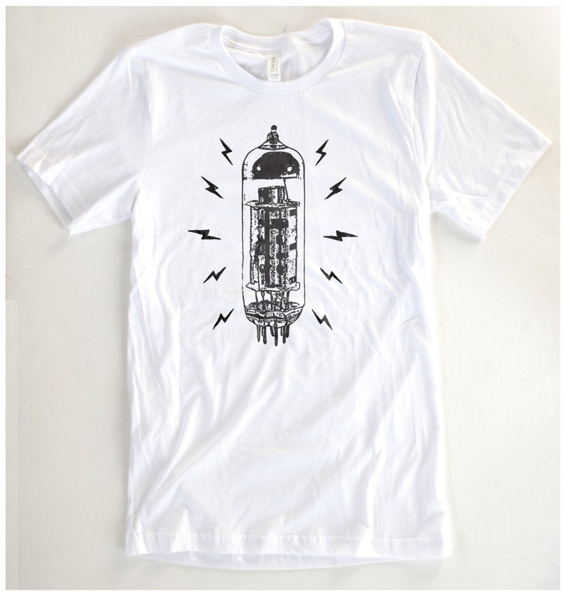 Vacuum Tube T Shirt UNISEX/MENS Available in S M L XL and Etsy