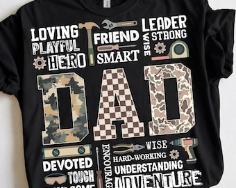 Fathers Day Png, Handyman Dad Png,  Tools Hero Strong Dad Shirt Png, Work Dad Png, Mechanic Dad Png, Camo Dad Png, Best Dad Png,