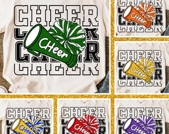 Cheer Png Bundle, Preppy Cheer Png Bundle, Game Day Png Bundle, Cheer Season Png, Touchdown Season, Football Cheer Png, Cheer Sublimation