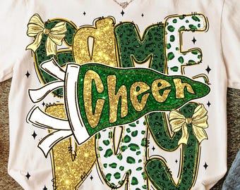 Preppy Cheer Png, Football Cheer Png, Game Day Png, Football Mama Png, Touchdown Season, Cheer Season Png, Cheerleader Coquette Png