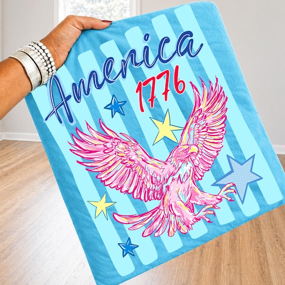 America Eagle Png, 4th Of july png, America 1776 Png, Preppy Patriotic Eagle Png, Fourth Of July Eagle Png, Patriotic Sublimation Png
