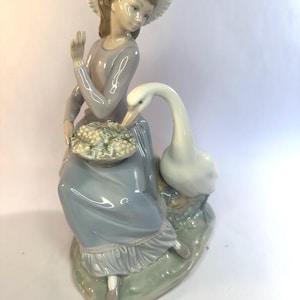 Lladro Girl W Geese - Etsy