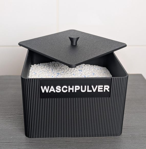 Elegante Waschmittel Box | Waschpulver Aufbewahrung