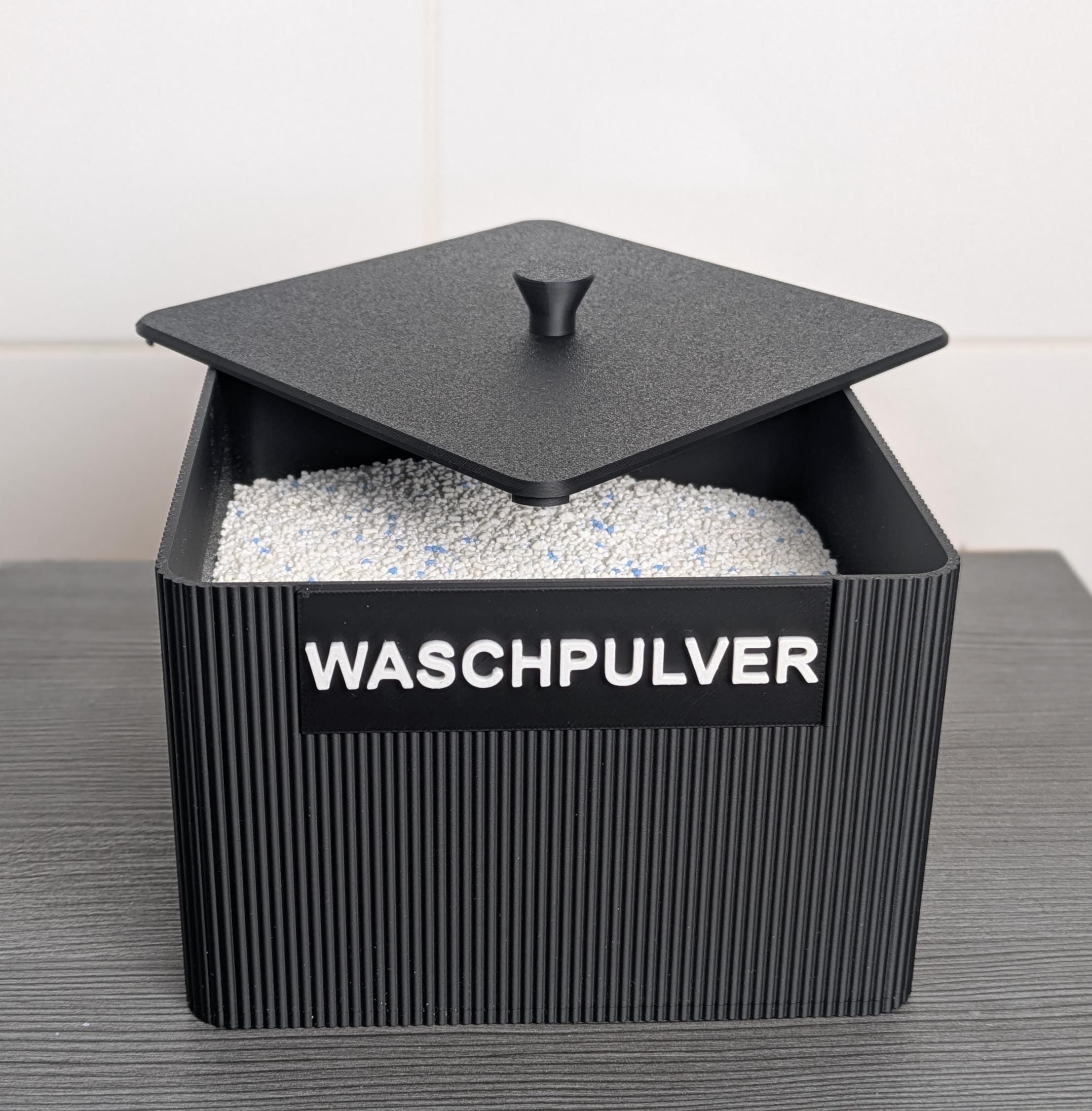 Elegante Waschmittel Box | Waschpulver Aufbewahrung