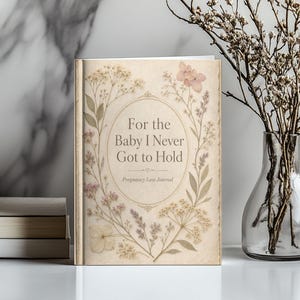 Pregnancy Loss Journal | Hardcover, Lined Pages, Healing Reflection