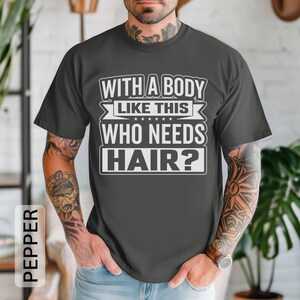 Met een body als dit Shirt, Dad Life, shirt stiefvader, cadeau voor nieuwe vaders, vaderdagshirt, shirt voor vader, T-shirt vader, comfortabele kleuren