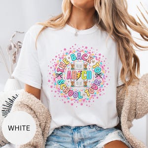 Back to School Teacher Shirt, Teacher Appreciation Shirt, Colorful Teacher Tee, Gift for Teacher, Cute Teacher Shirt, Elementary Teacher
