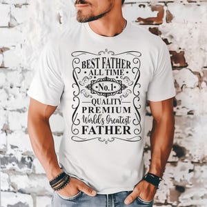 Shirt beste vader, vaderdag, shirt stiefvader, cadeau voor nieuwe vaders, vaderdagshirt, shirt voor vader, T-shirt vader, troostkleuren
