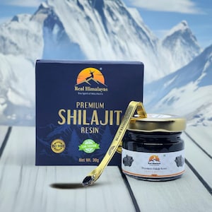 Pure Shilajit resin 30 grams - authentically gathered 17,000 ft Real Himalayas