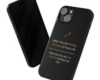 Inspirational Quote Success Mindset Black IPhone Case Design