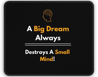 Inspirational Success Mindset Quotes Ergonomic Cool Gaming Mouse Pad