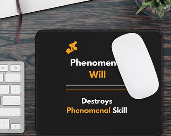 Determination Success Mindset Gaming Mouse Pad Quotes