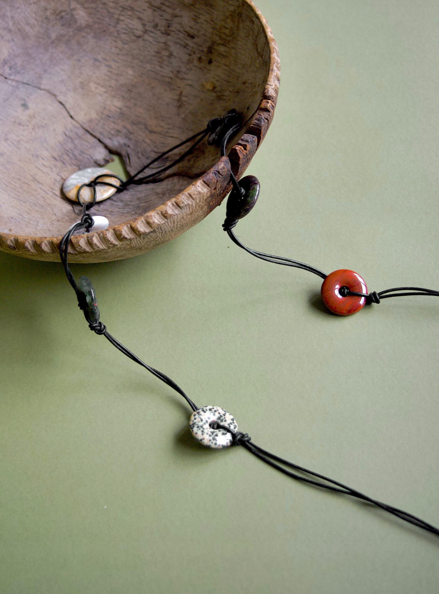 The Zoe Leather + Multi-stone Beaded Belt - Etsy