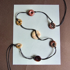 The Zoe Leather + Multi-Stone Beaded Belt