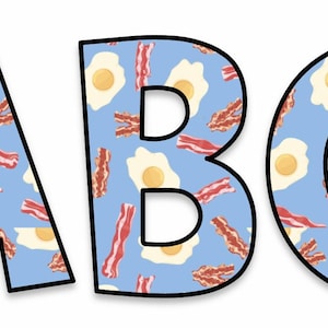 ABC123 Bacon & Egg Breakfast Theme