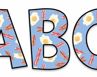 ABC123 Bacon & Ägg Frukosttema