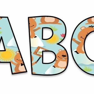 ABC123 Groundhog Day Theme
