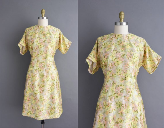 vintage 1960s | Gorgeous Sparkly Floral Cocktail P