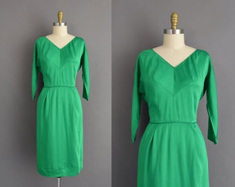 vintage 1950s dress | Holiday Christmas Party Dress | Small Medium | 50s vintage dress