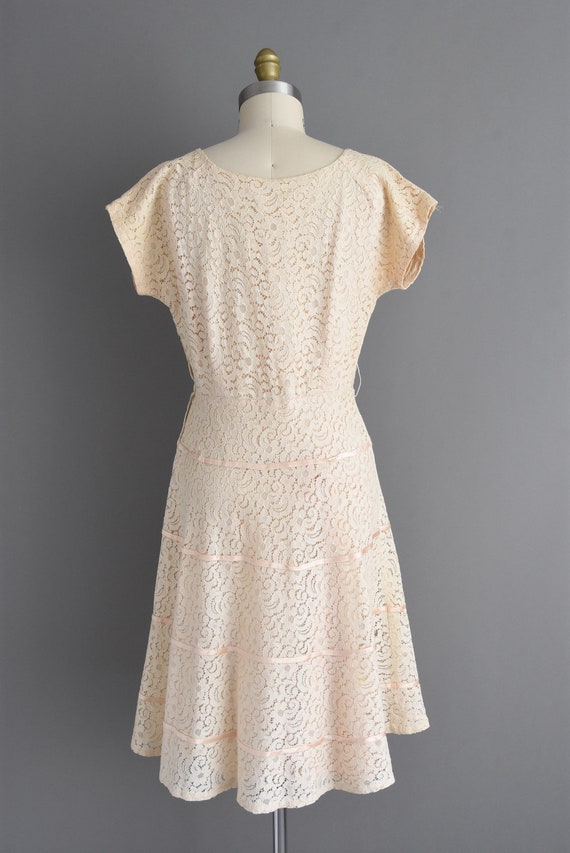 1950s vintage dress | Beautiful Ivory Cotton Lace… - image 8