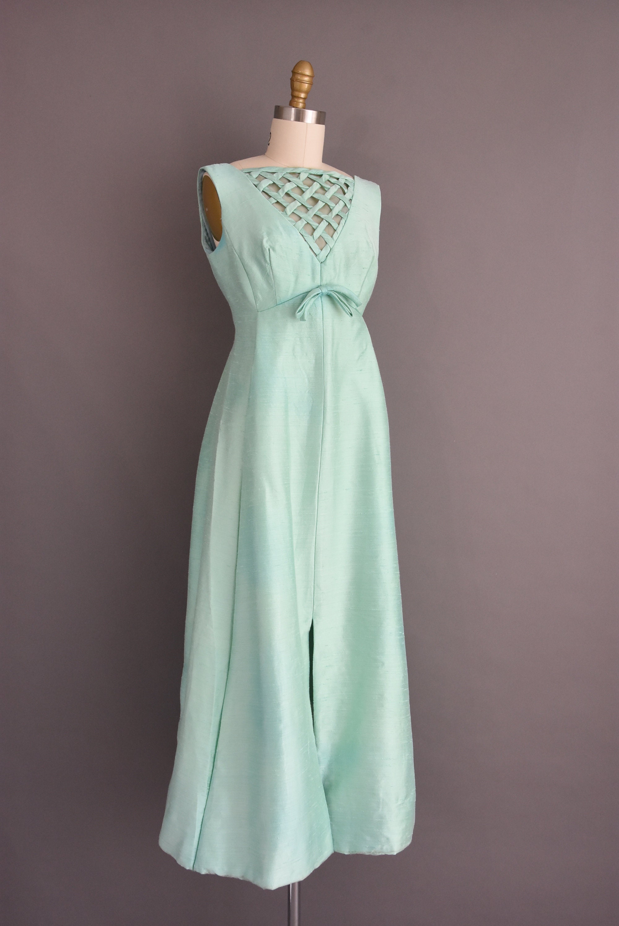 blue dress for baby girl Vintage Long A-Line V-Neck Backless Chiffon Bridesmaid Dresses