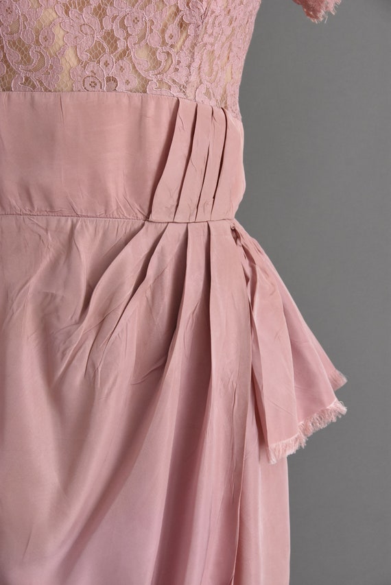 vintage 1950s dress | Gorgeous Mauve Cocktail Par… - image 5