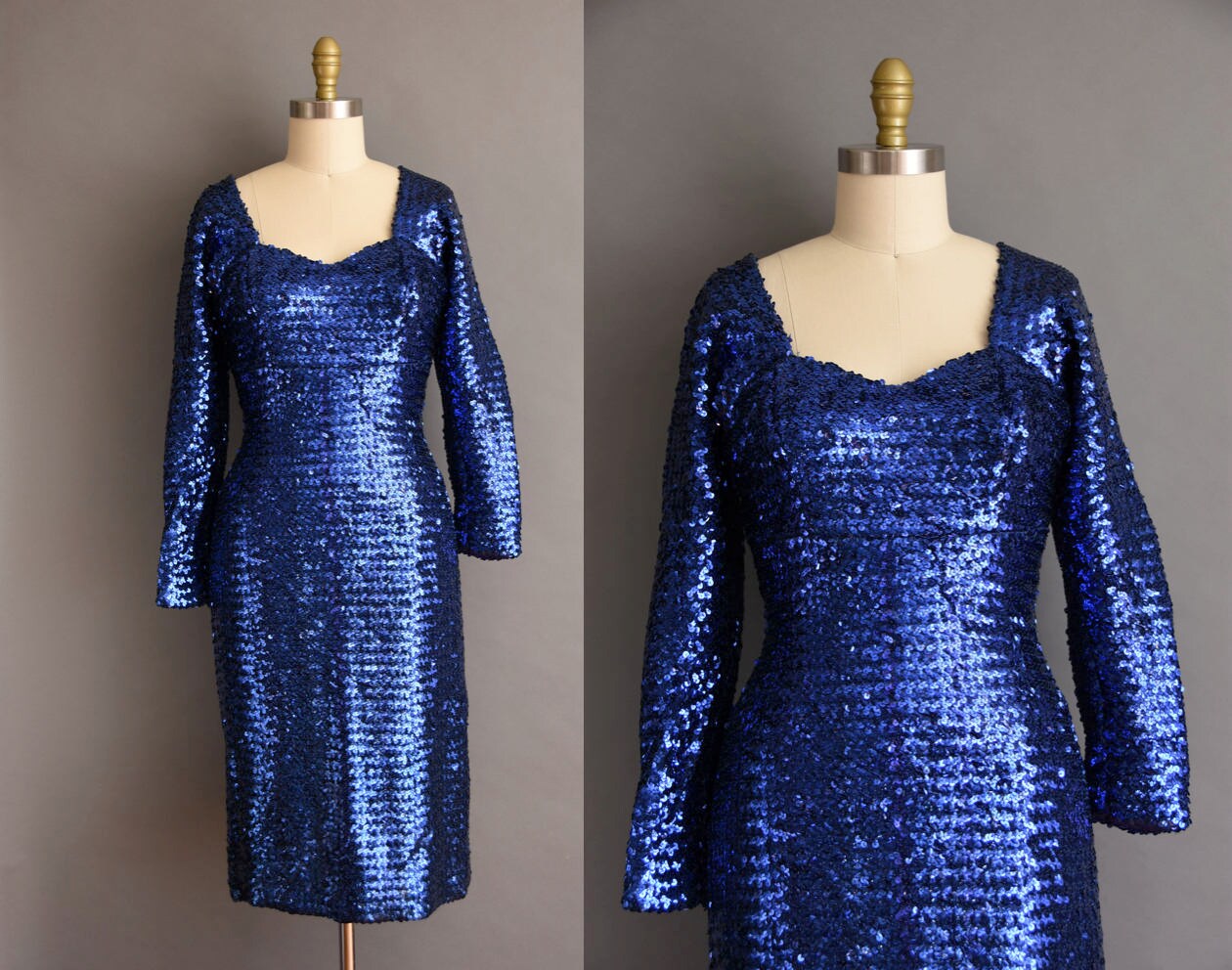 sequin 50s dress