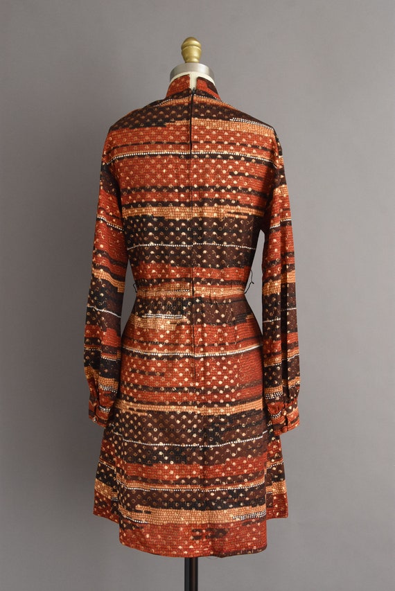 1970s vintage Neiman Marcus Sparkly Gold Long Sle… - image 8