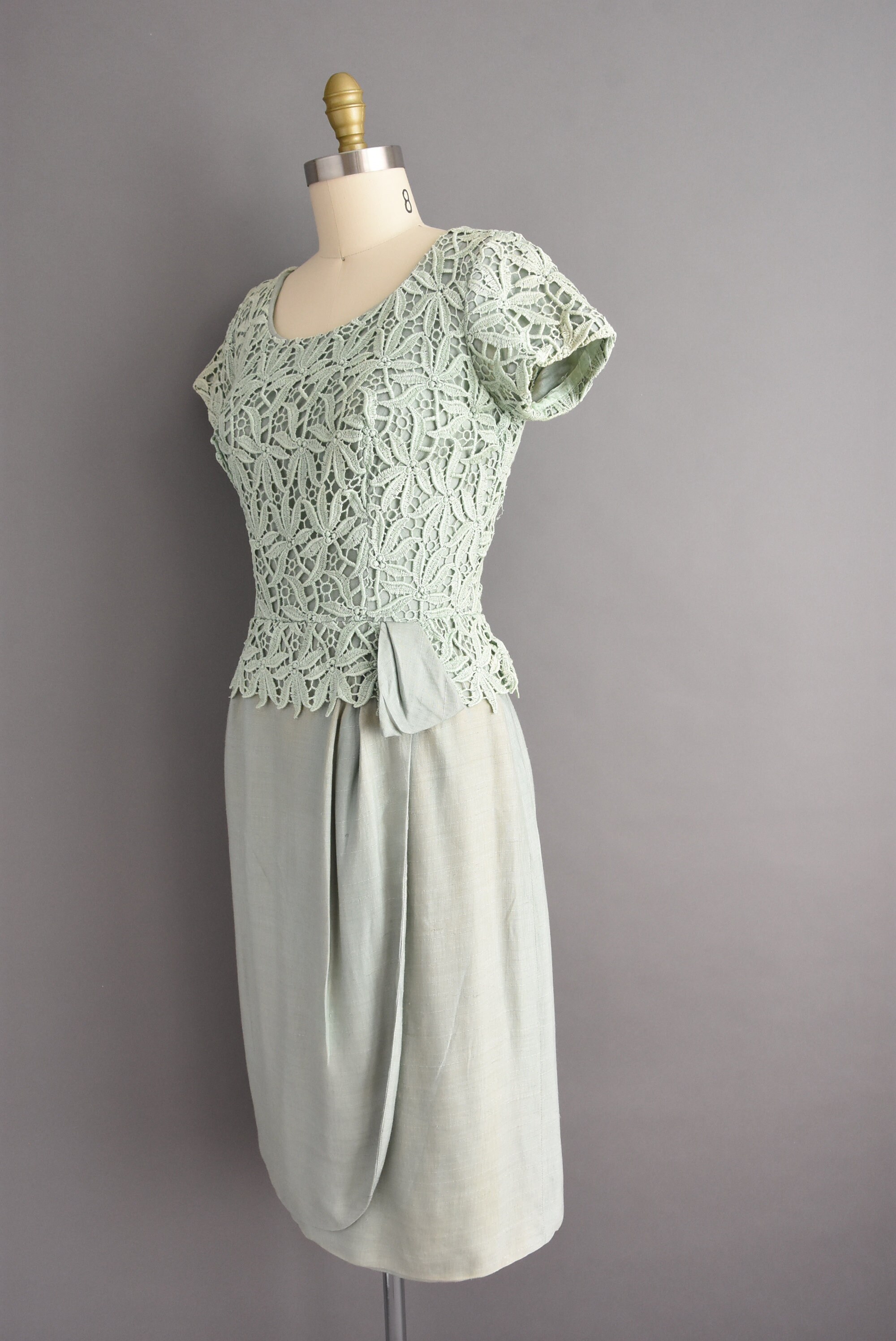 lidee dress green Lidee Bright Green Renaissance Mini Dress main image 0