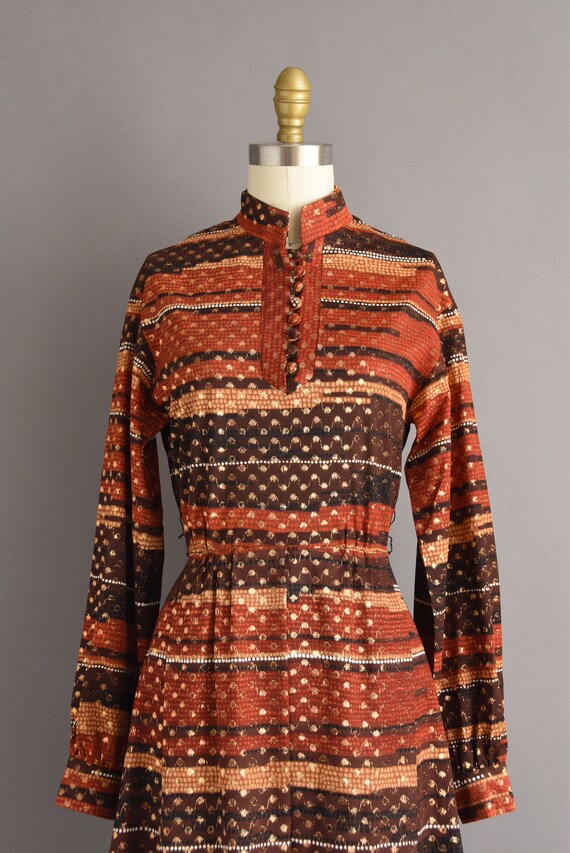 1970s vintage Neiman Marcus Sparkly Gold Long Sle… - image 4