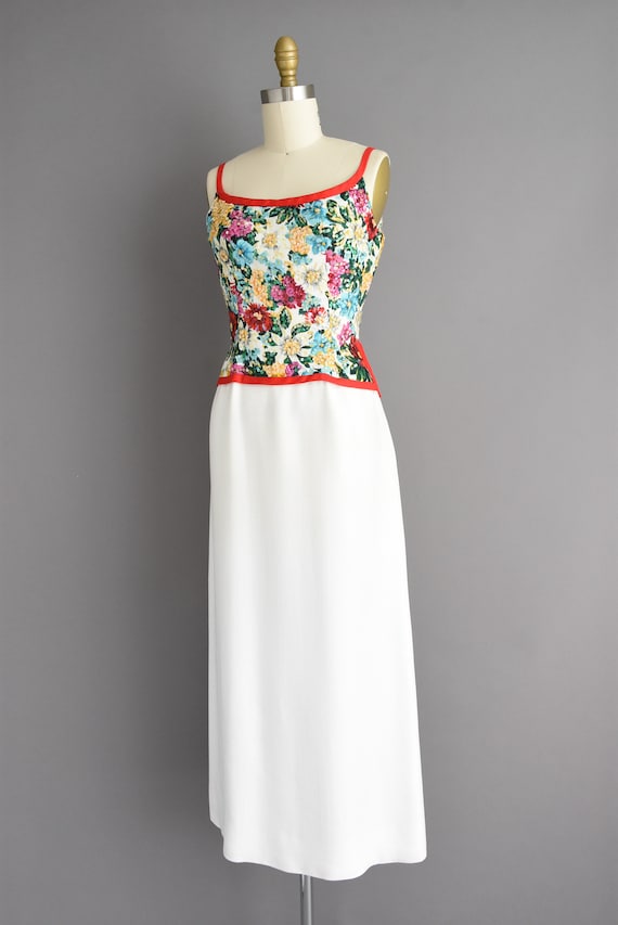 50s dress | Pat Sandler gorgeous floral bridesmai… - image 7